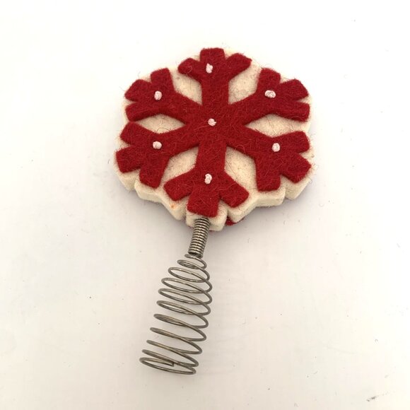 Hallmark Keepsake Miniature Wool Snowflake Tree Topper 5.5" Christmas Ornament - Picture 2 of 12